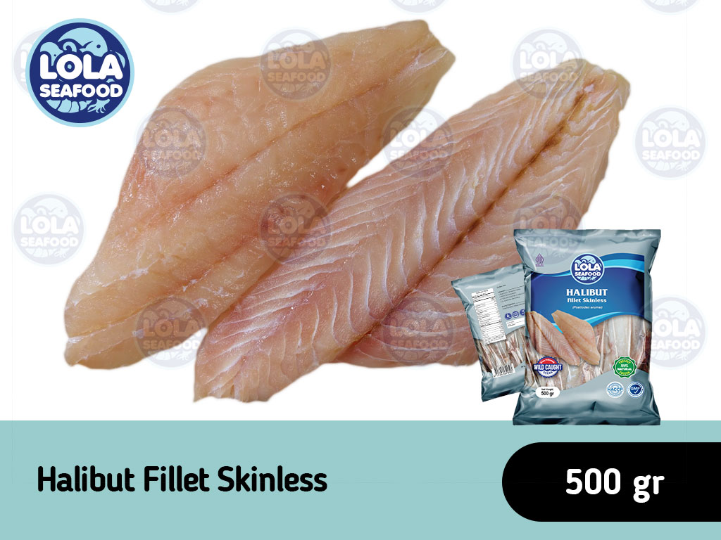 Halibut Fillet Skinless Lola Seafood 500 gr